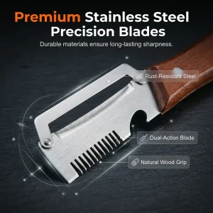 3-in-1 Scallion Shredder & Peeler Kitchen Tool